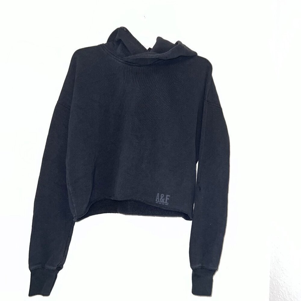 Abercrombie & Fitch Women Cropped Hoodie Sweater